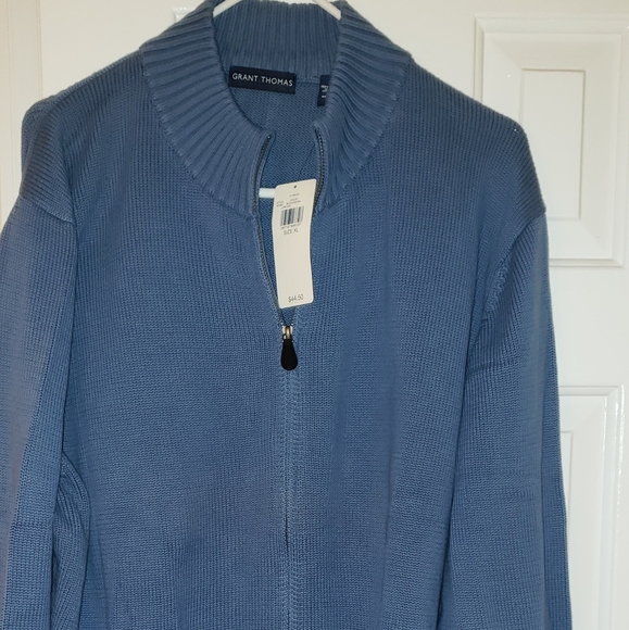 Grant Thomas Other - NEW Grant Thomas Men's XL Full Zip Sweater